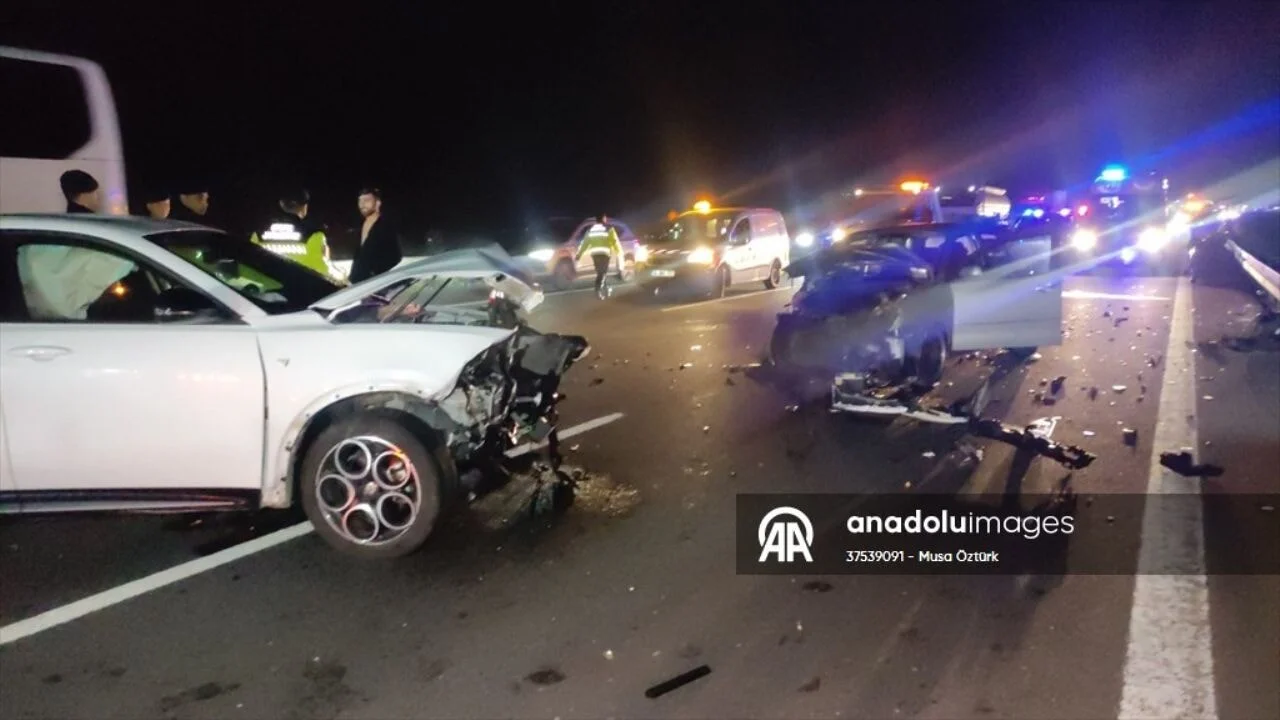 Bursa'da ölümle sonuçlanan zincirleme kaza