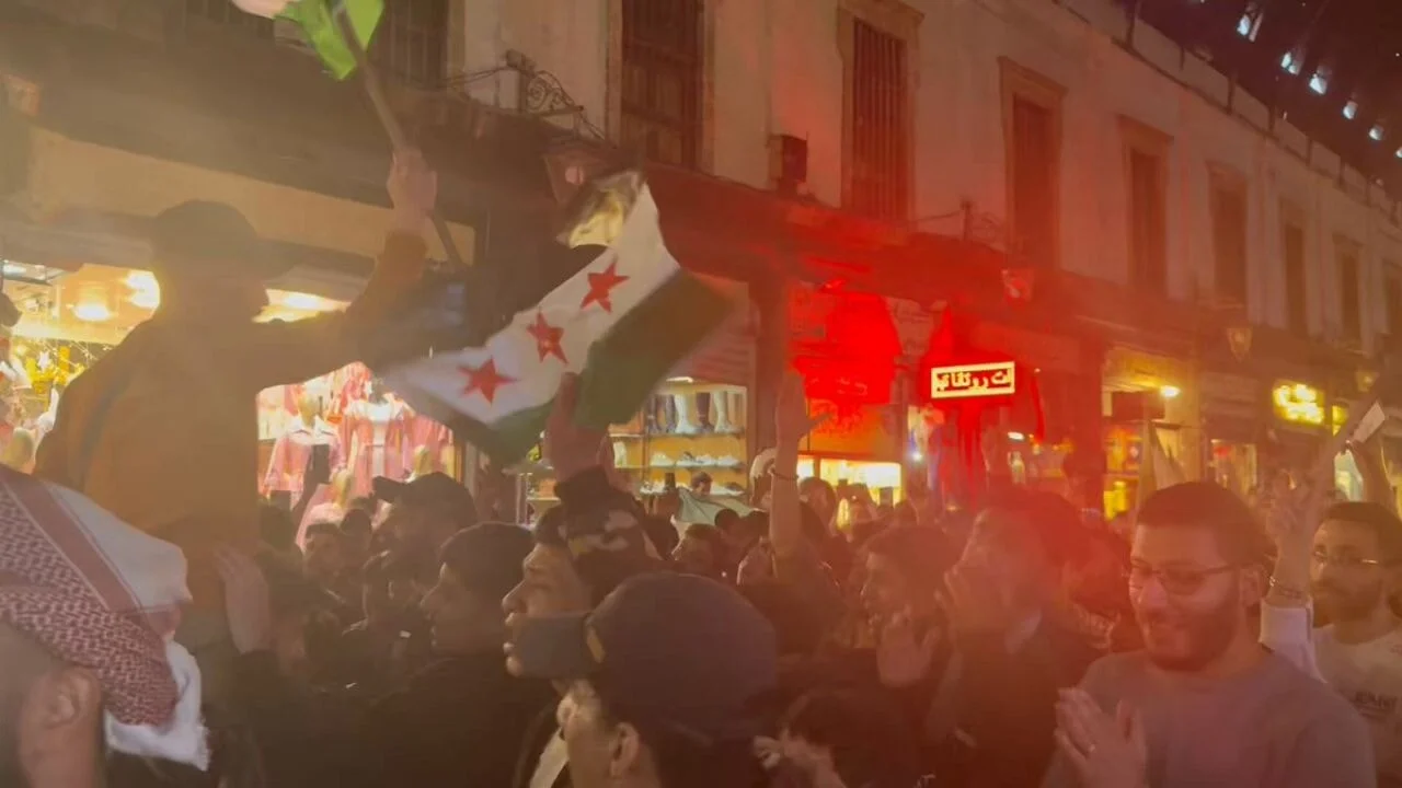 Şam'da Filistin'e destek gösterileri! Suriyeliler İsrail'e Kkarşı cihat çağrısı yaptı
