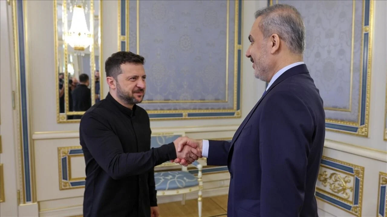 Bakan Fidan, Zelenskiy tarafından kabul edildi