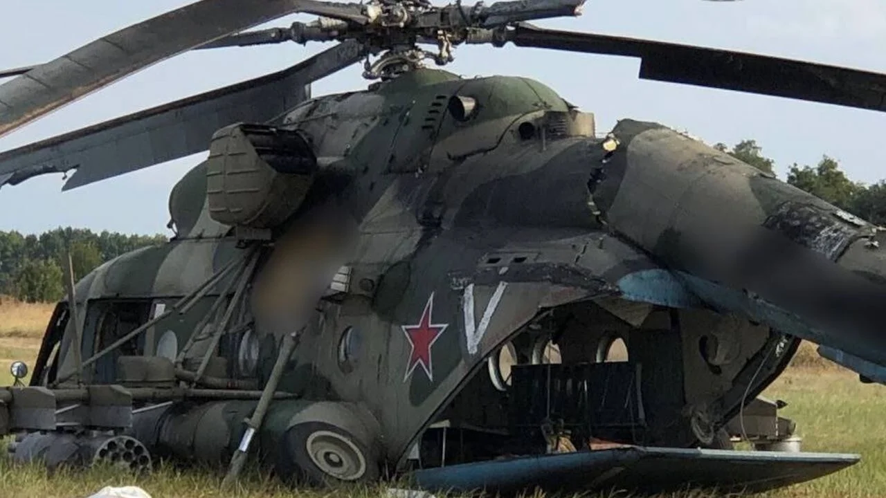 Rusya'da askeri helikopter düştü