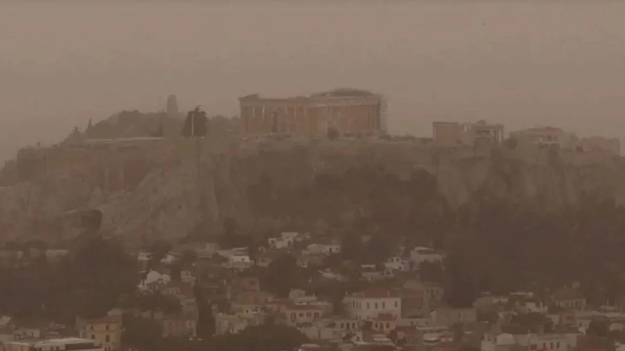 Yunanistan, Büyük Sahra tozunun etkisi altında