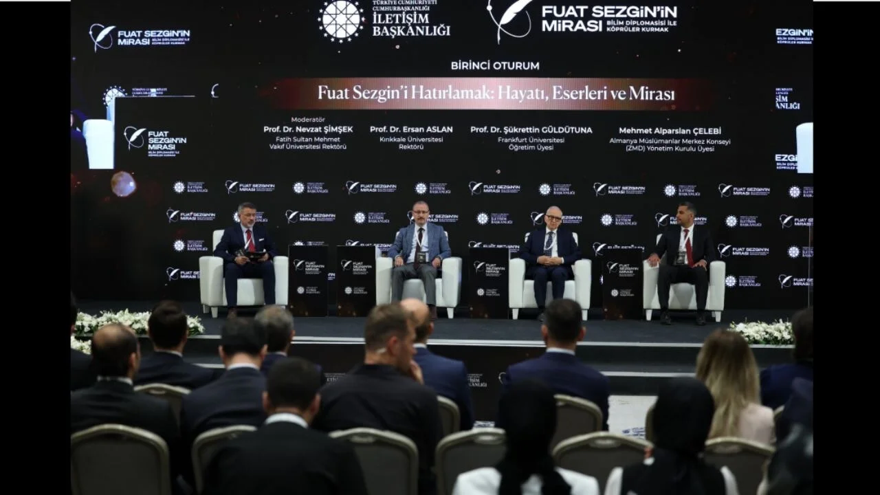 'Fuat Sezgin'in İslam Bilimi Mirasıyla Sınırları Aşan Bilim Diplomasisi' oturumu gerçekleştirildi