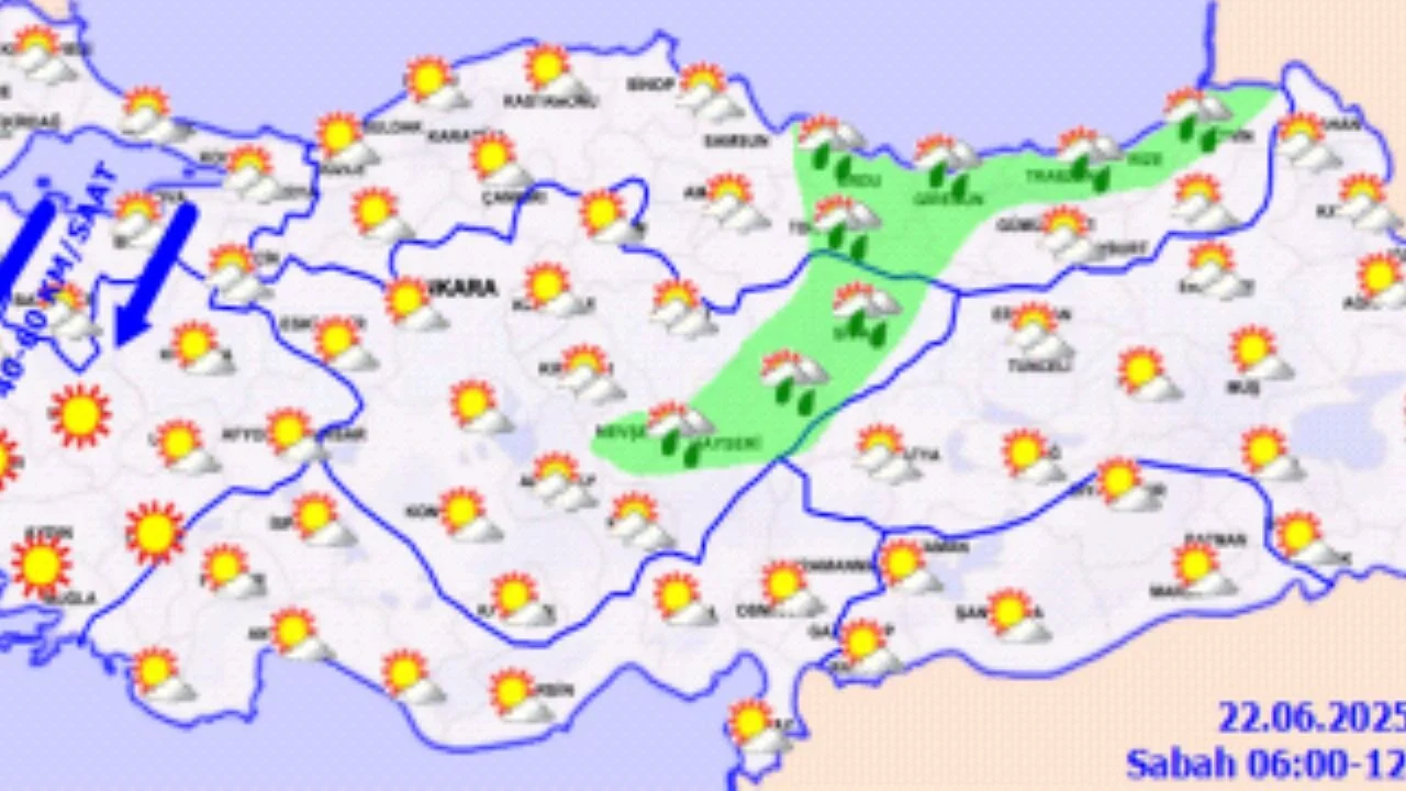 Hava durumu 30 Haziran 2025