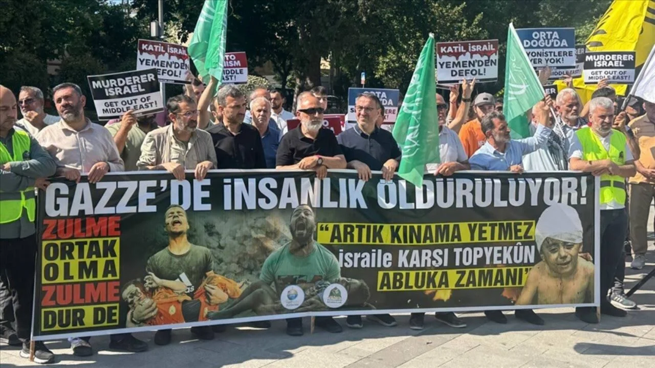 Saraçhane'de Gazze eylemi