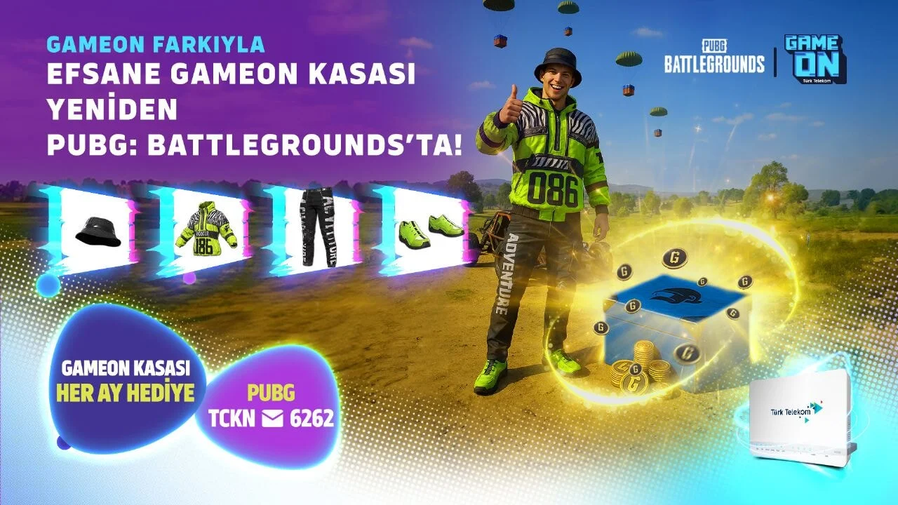 Efsane geri döndü: PUBG GAMEON Kasası oyunseverlerle yeniden buluştu