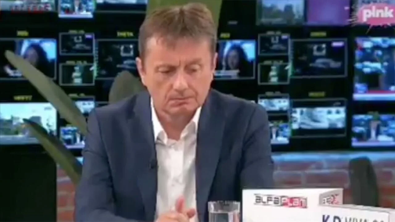 Sırp Bakan canlı yayınında beyin kanaması geçirdi