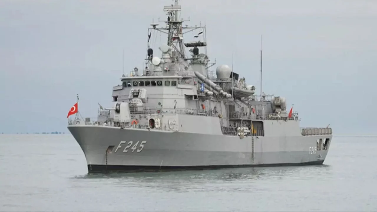 Mavi Vatan'ın en güçlü savaş gemilerinin biriside TCG ORUÇREİS oldu