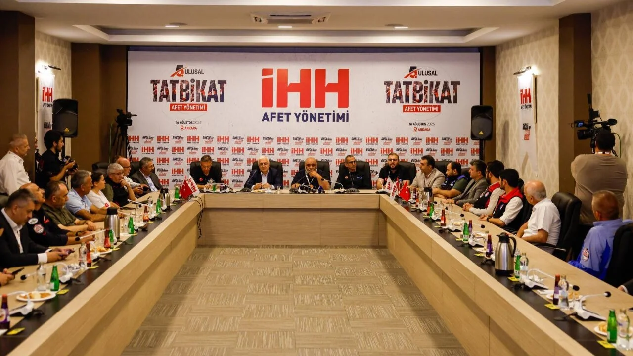 İHH'dan 5. Ulusal Afet Yönetimi Tatbikatı Basın Toplantısı