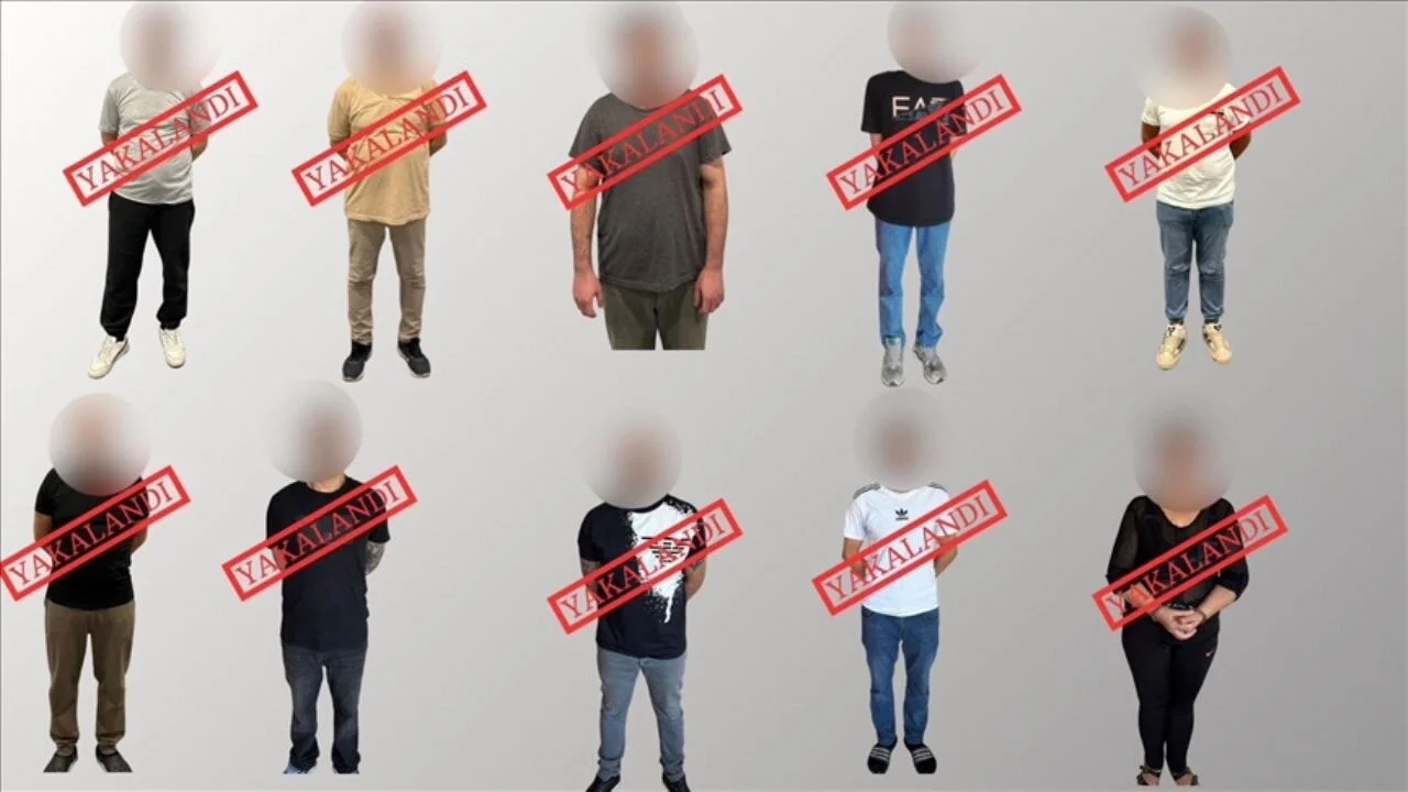 Kırmızı bültenle aranan 10 suçlu yakalandı