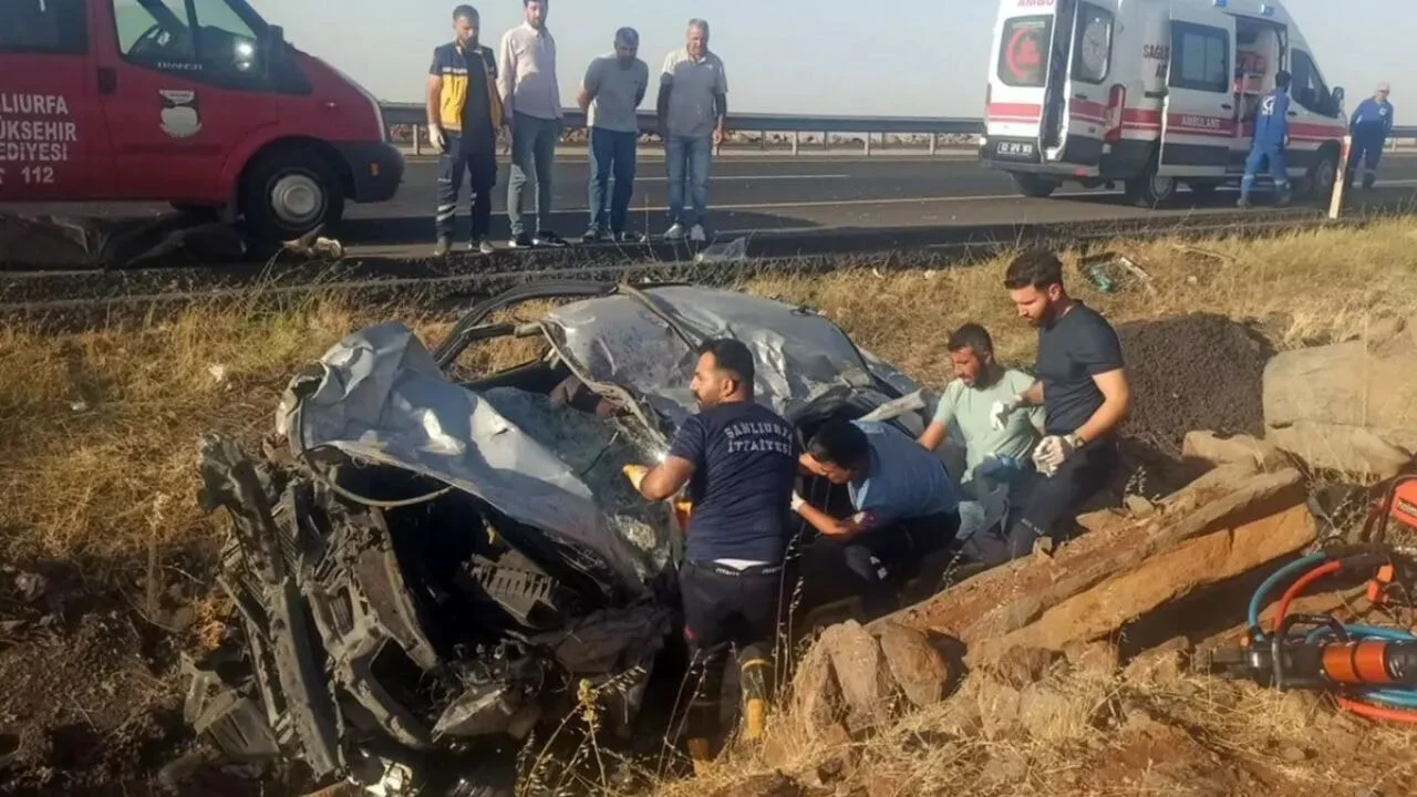 Şanlıurfa Siverek'te feci kaza!