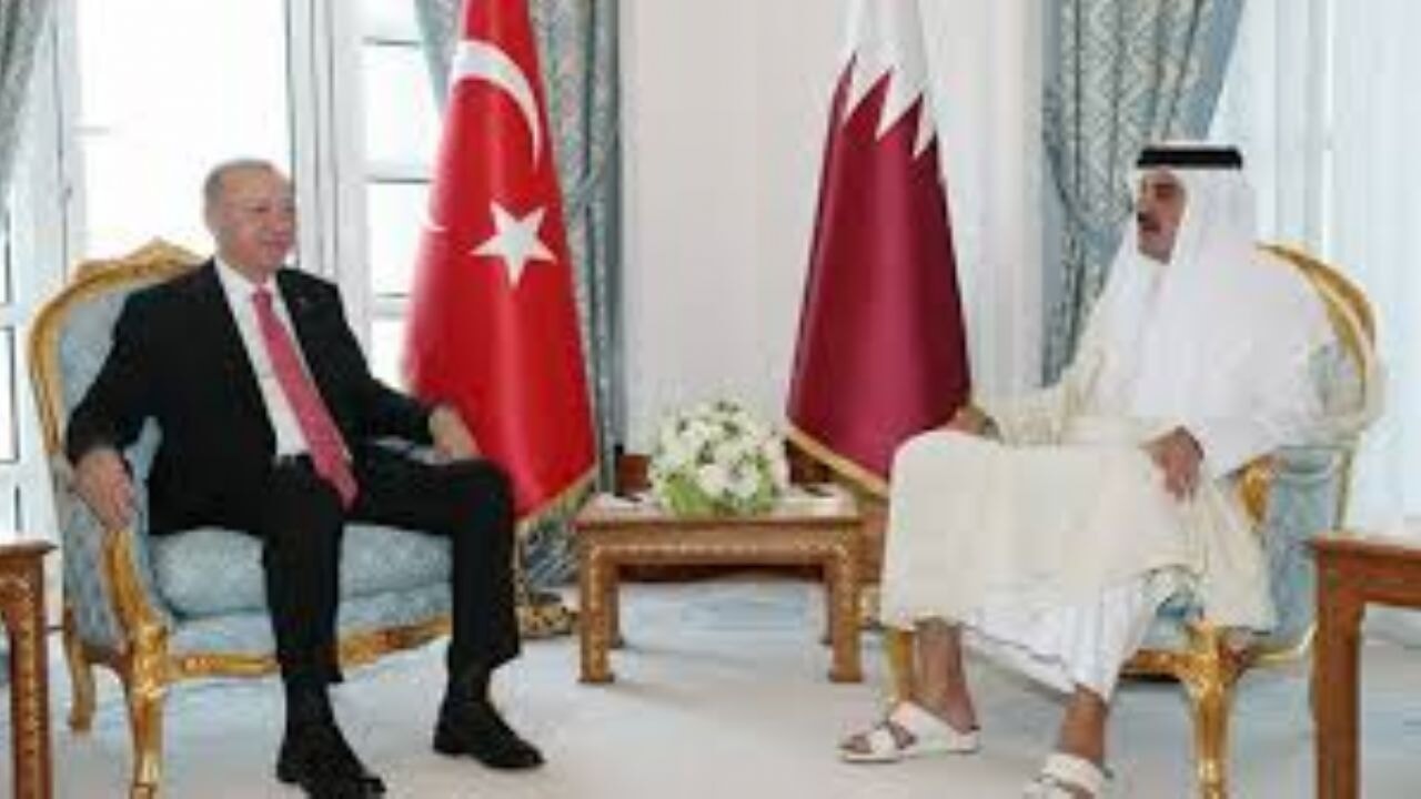 Cumhurbaşkanı Erdoğan, Katar Emiri Şeyh Al Thani ile görüştü