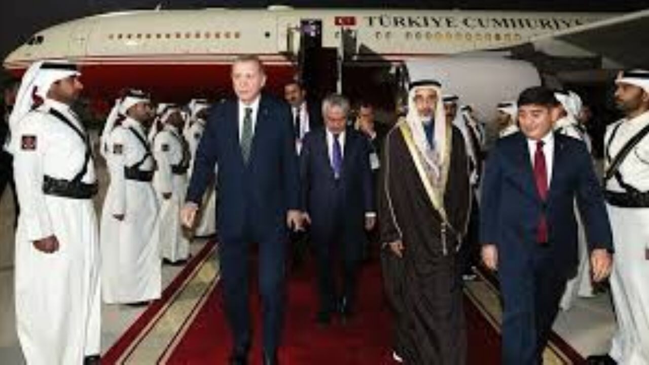 Cumhurbaşkanı Erdoğan Katar'da