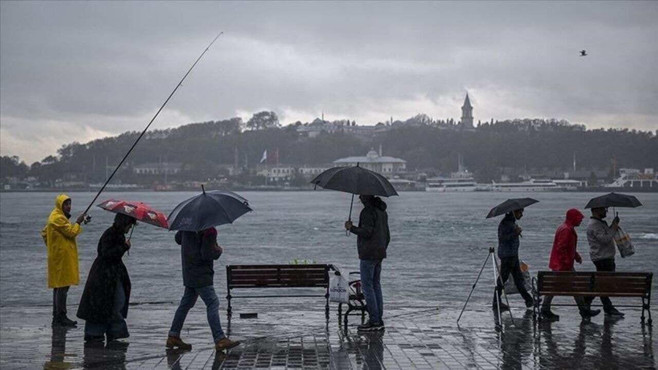 İstanbul için kuvvetli gök gürültülü sağanak uyarısı
