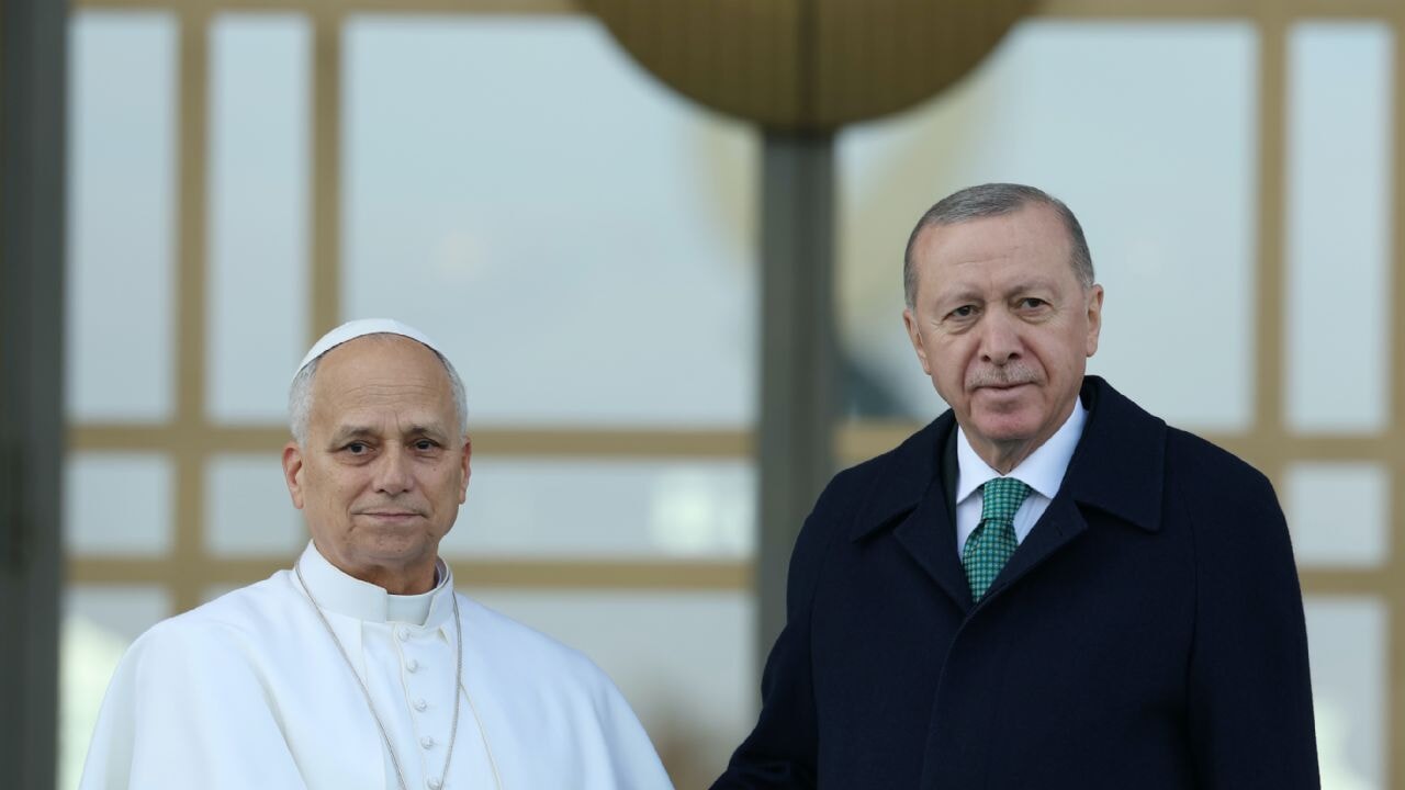 Cumhurbaşkanı Erdoğan ve Papa 14. Leo'dan açıklamalar