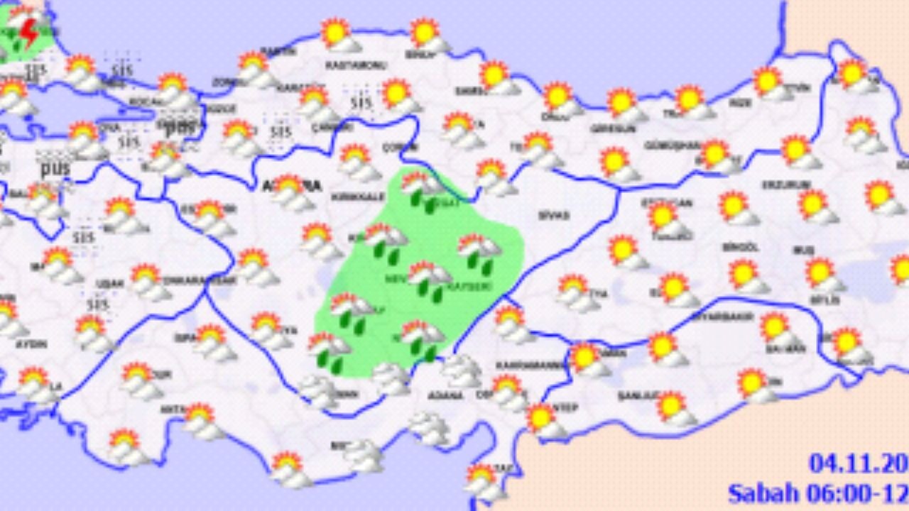 Meteoroloji'den yeni hava durumu raporu