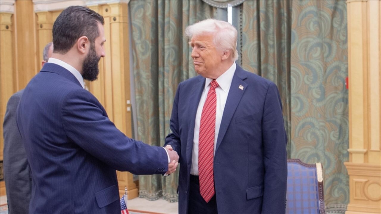 Trump ile Suriye Cumhurbaşkanı Şara bir araya geldi