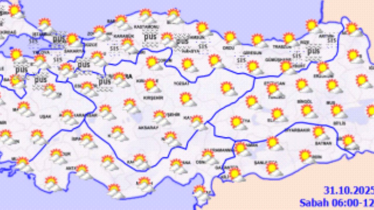 Türkiye genelinde sis alarmı! Meteoroloji'den sıcak hava uyarısı