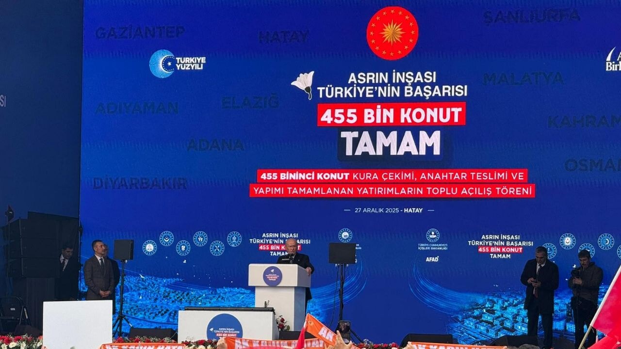 Bahçeli: Günümüzün Süleyman'ı Erdoğan, Sinan'ı da Murat Kurum'dur