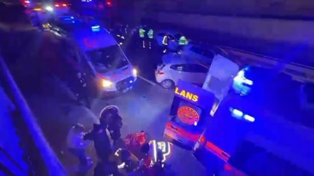 İstanbul Çekmeköy'de tünelde zincirleme kaza
