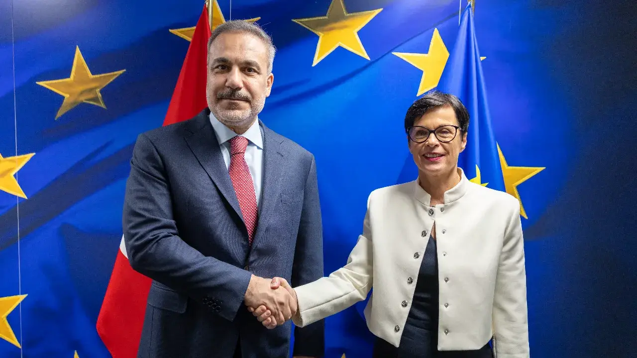 Bakan Fidan ve AB Komiseri Kos'tan Türkiye-AB ilişkilerinde stratejik değer vurgusu
