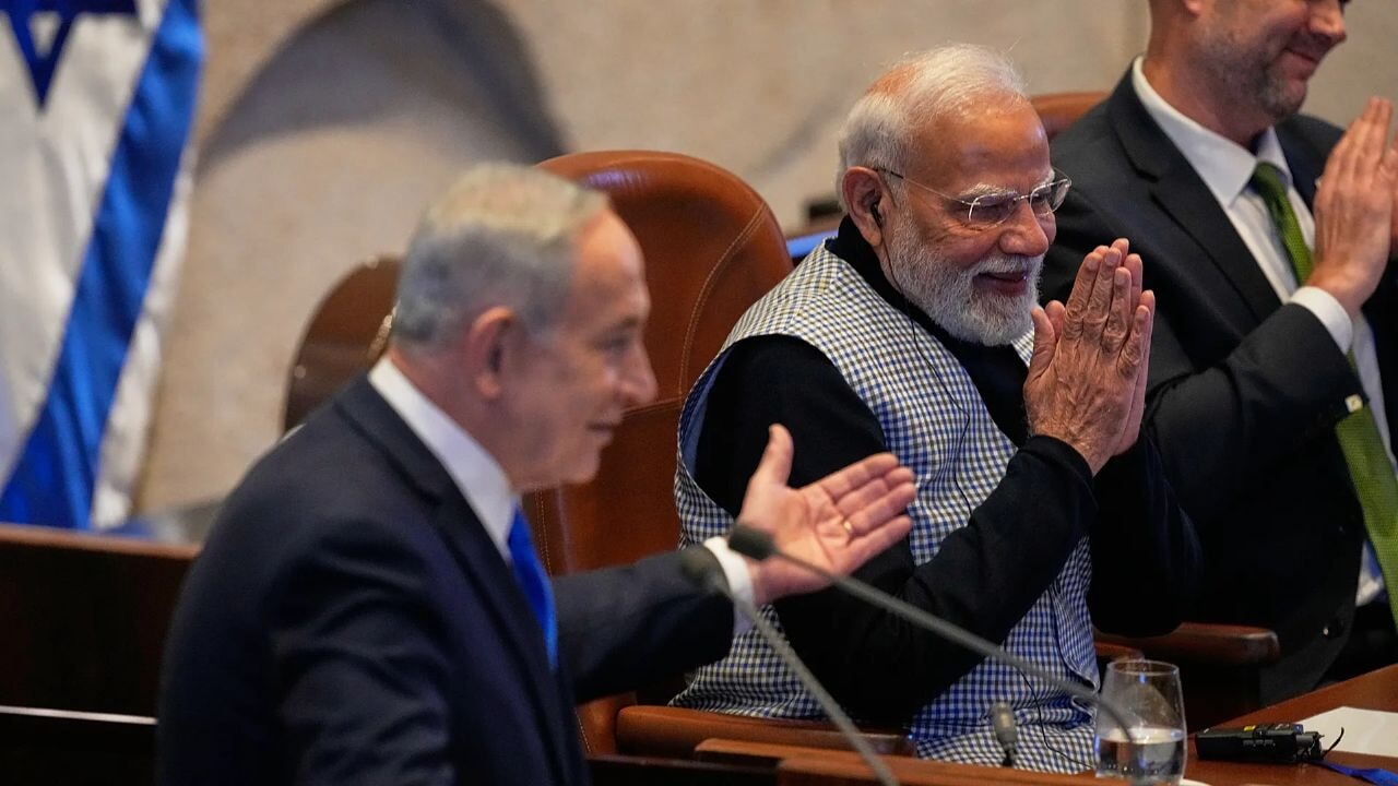 Modi'nin İsrail muhabbeti; soykırımcılar alkışladı!