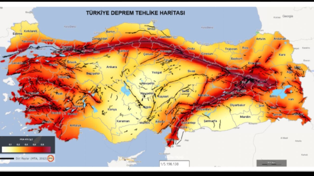 Türkiye'de diri fay sayısı 600'ü geçecek!