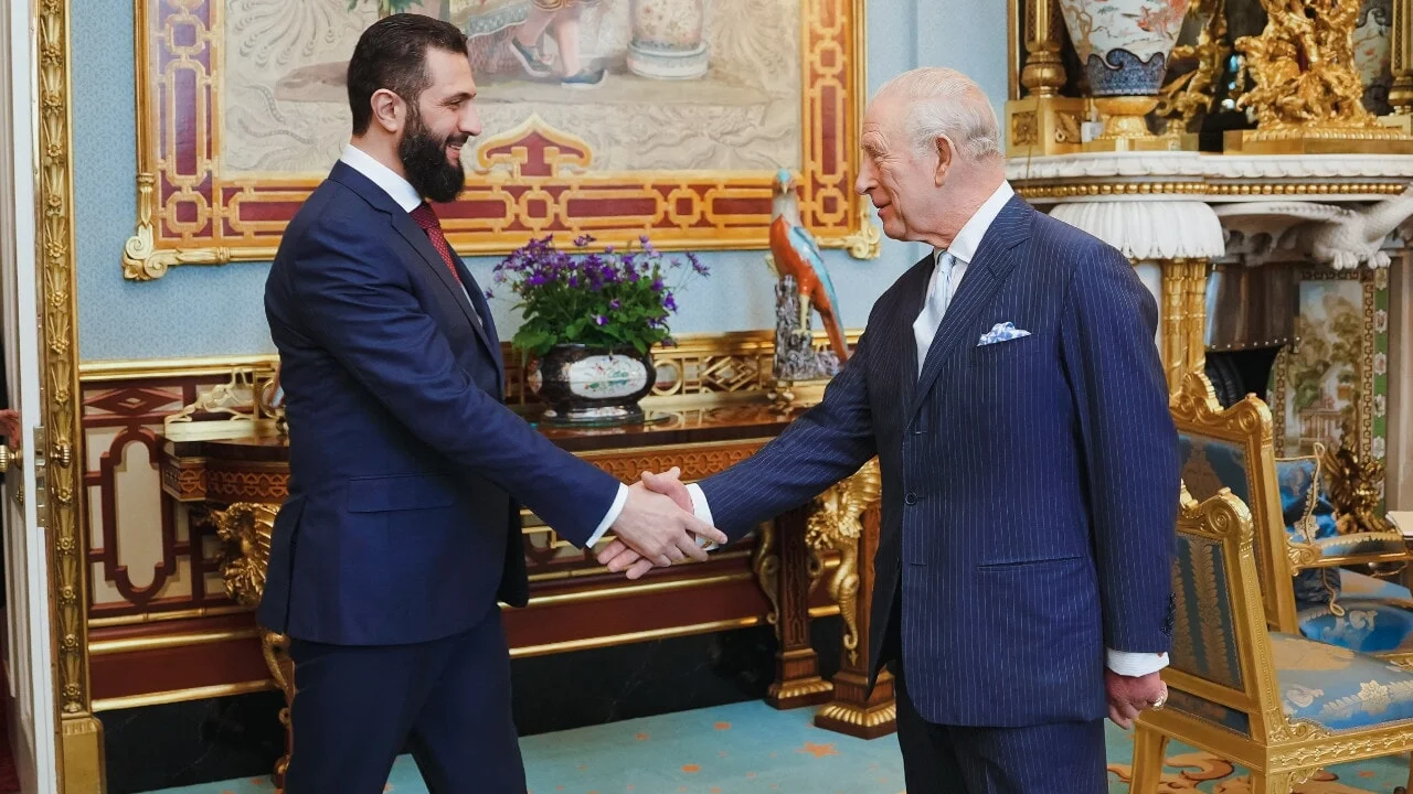 Ahmed Şara, Buckingham Sarayı'nda ağırlandı