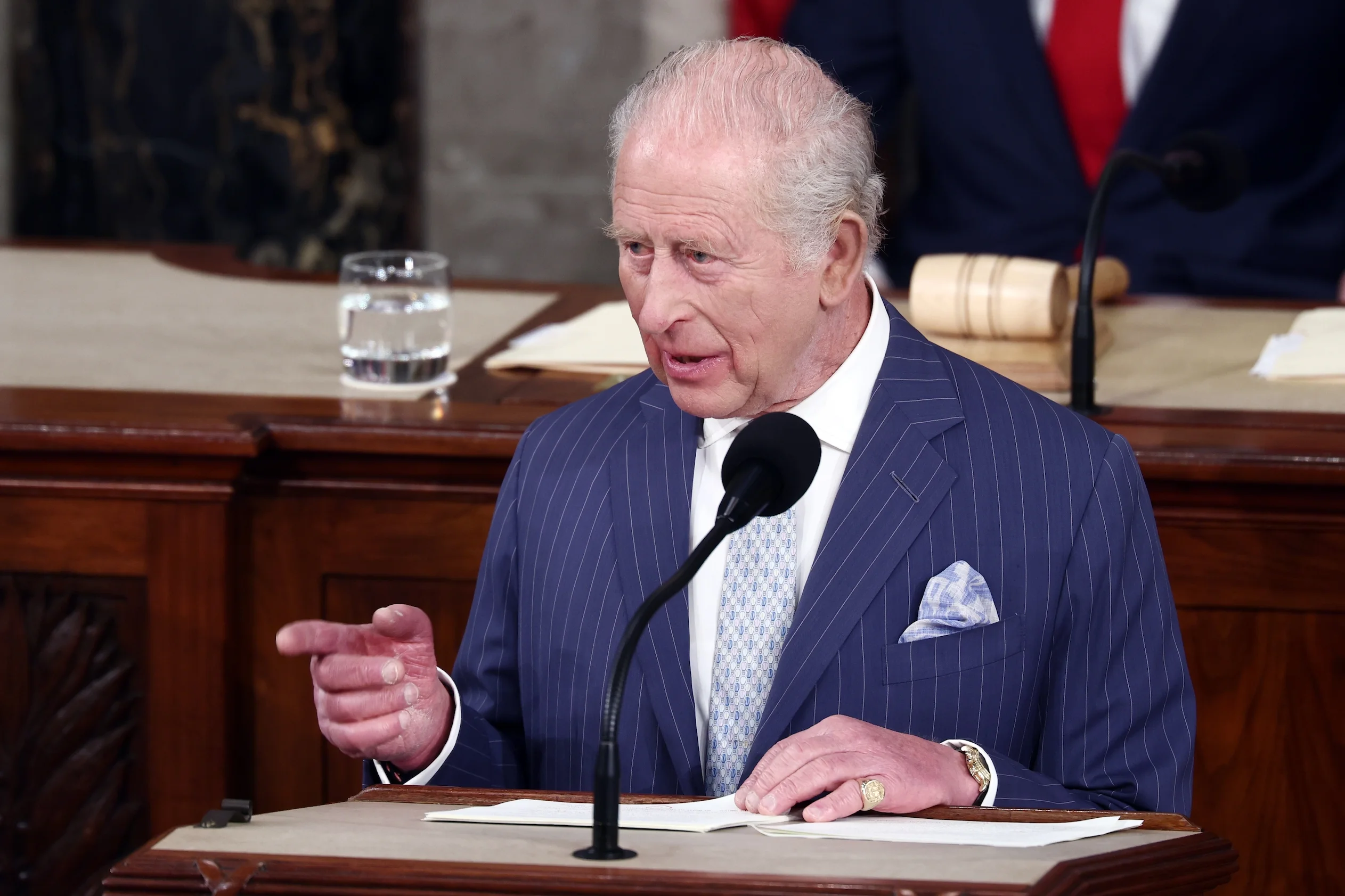 III. Charles, ABD Kongresi'nde konuşan ilk İngiltere Kralı oldu