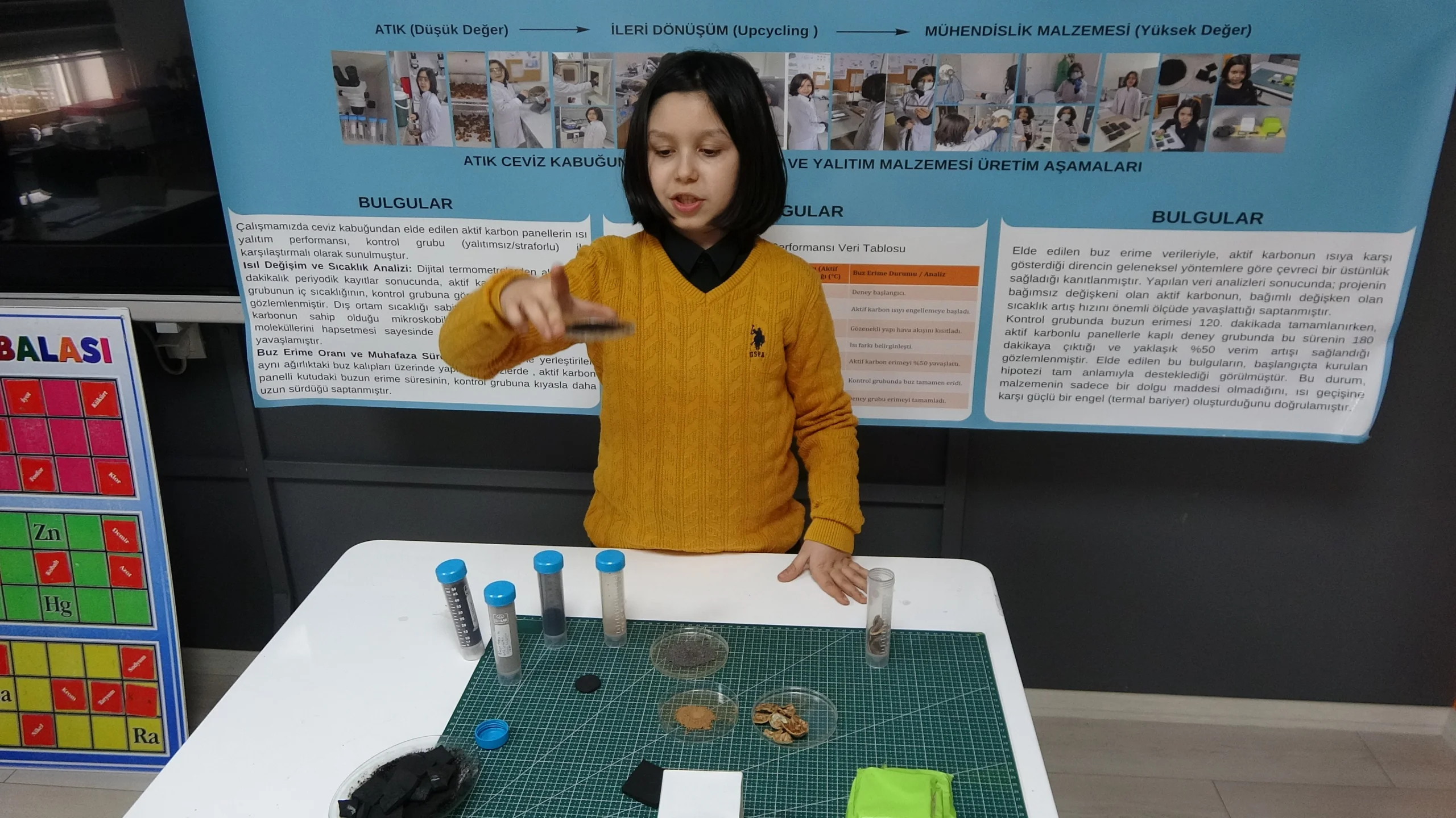 Ceviz kabuğundan yalıtım malzemesi geliştirdi