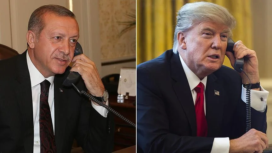 Cumhurbaşkanı Erdoğan, ABD Başkanı Trump ile görüştü