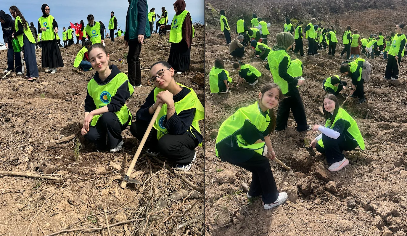Öğrencilerden Hatıra Ormanı