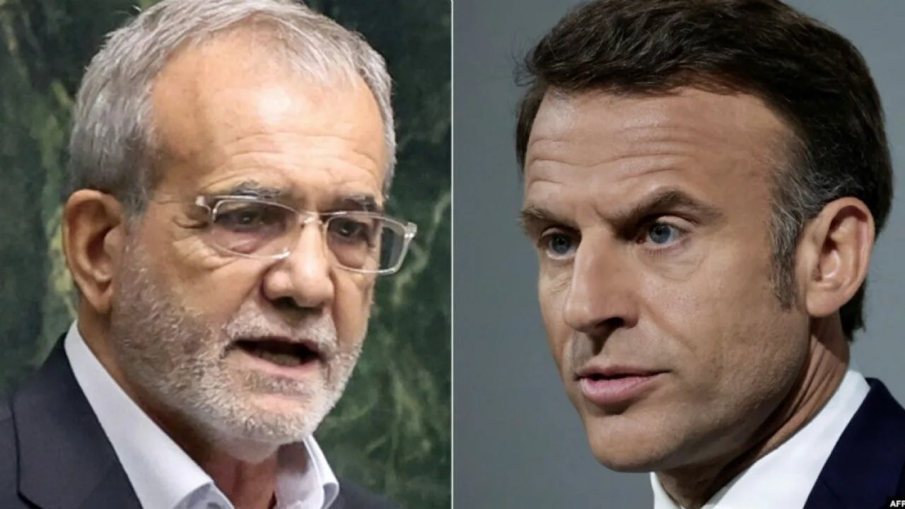 Macron ve Pezeşkiyan'dan açıklama