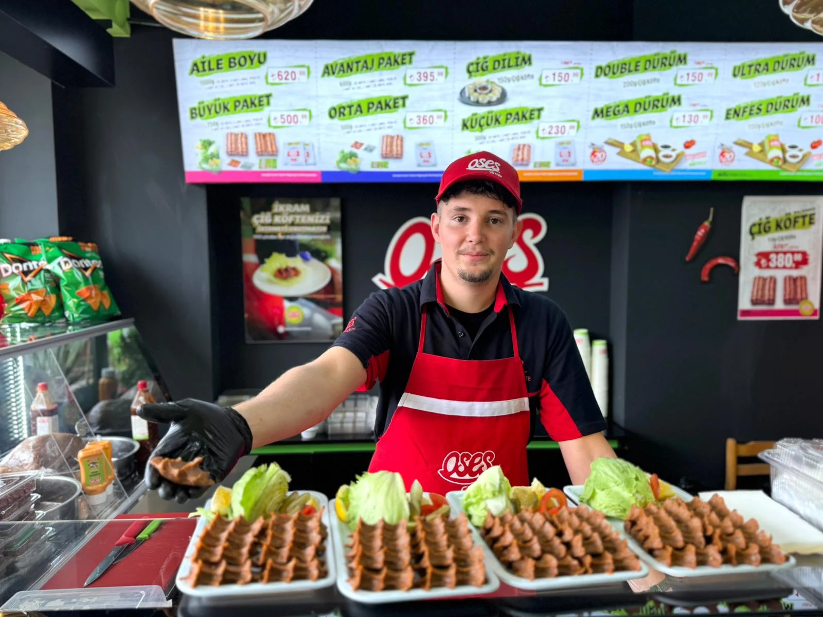 Oses Çiğköfte şubeleşmeyi hız kesmeden sürdürüyor