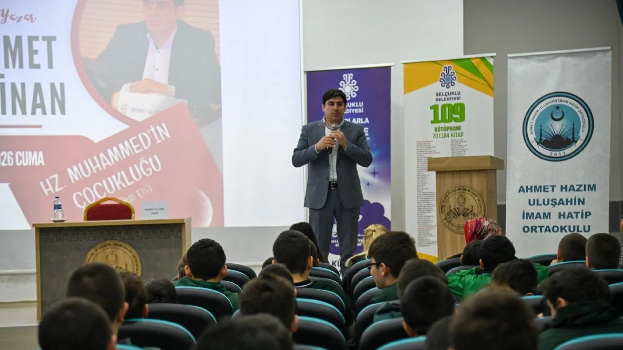 Selçuklu'da 'Okur-Yazar Buluşmaları' 4. kez öğrenci ve yazarları bir araya getiriyor