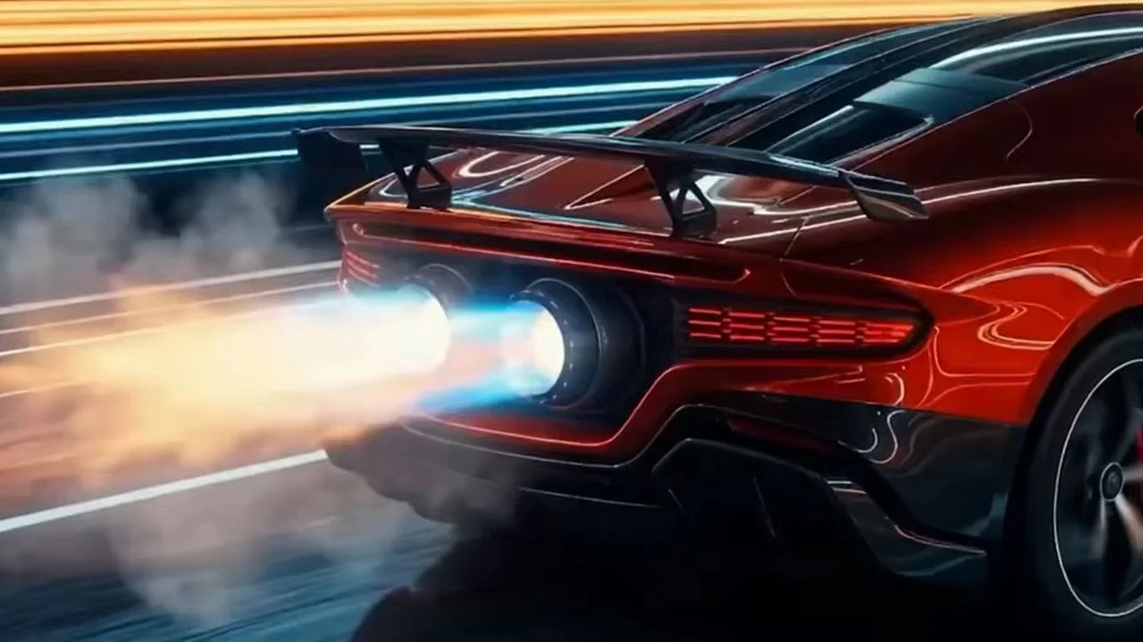 Süpürge devi asfalta indi: 0.9 saniyede ışık hızına yolculuk