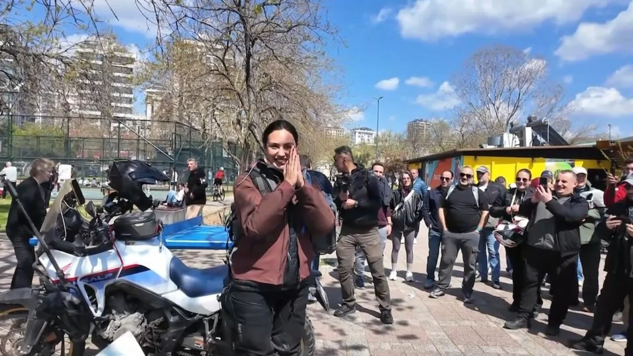 'Tek kadın tek motor 81 il Türkiye' yolculuğu tamamlandı