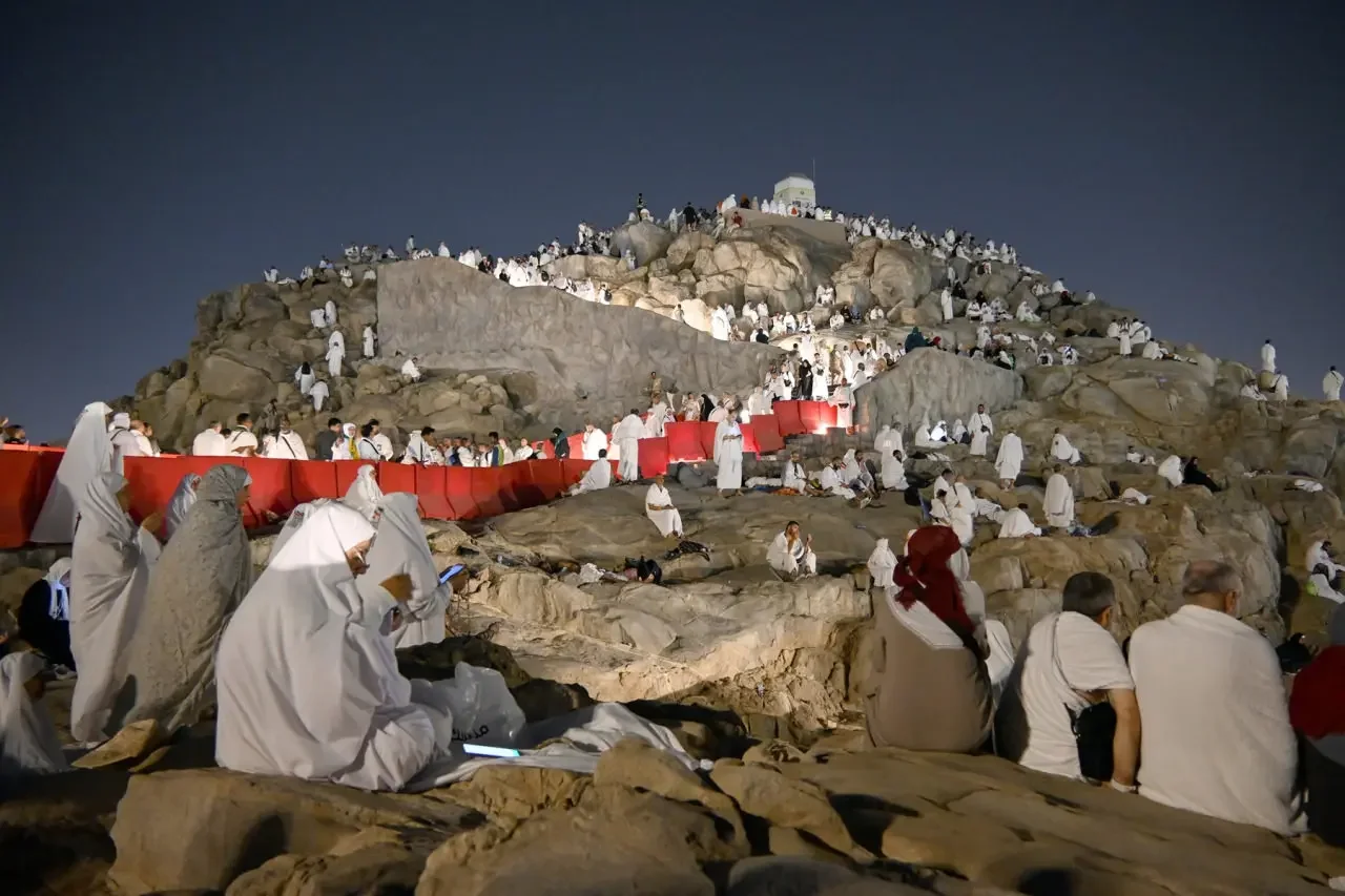 Arafat'ta hacılar mahşer provası yaptı