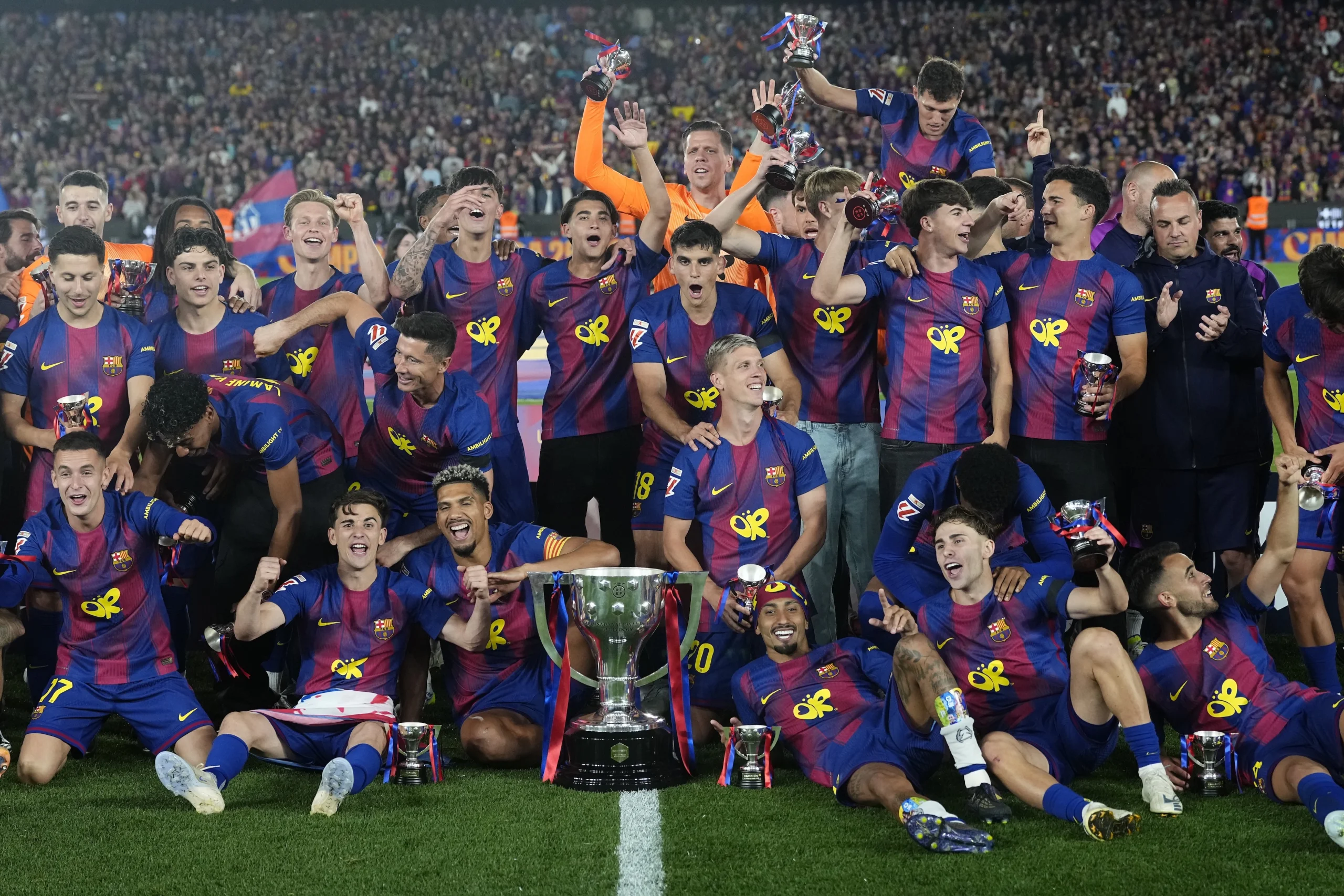 La Liga'da şampiyon Barcelona