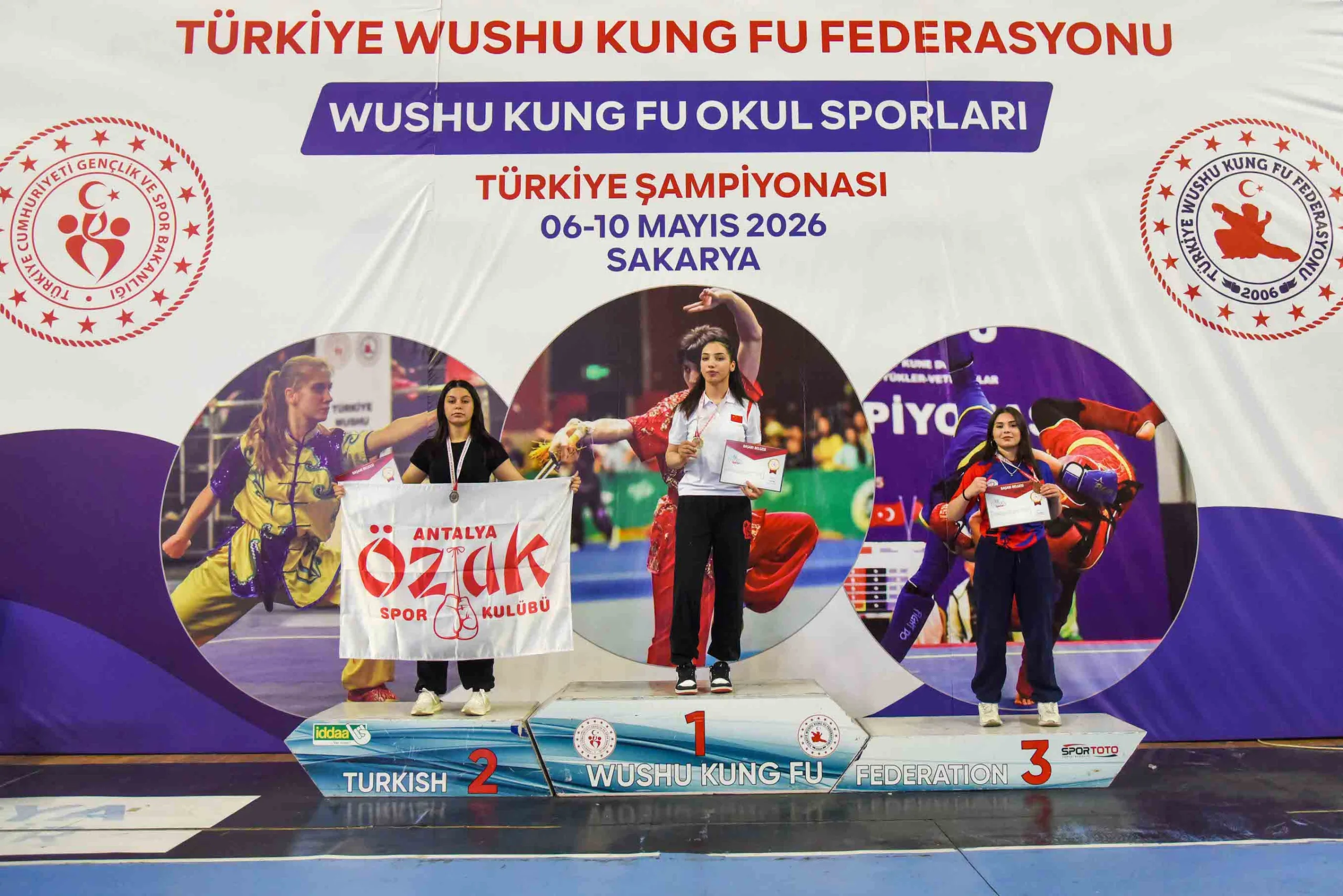Wushu'da zirvenin adı; Meram Belediyespor