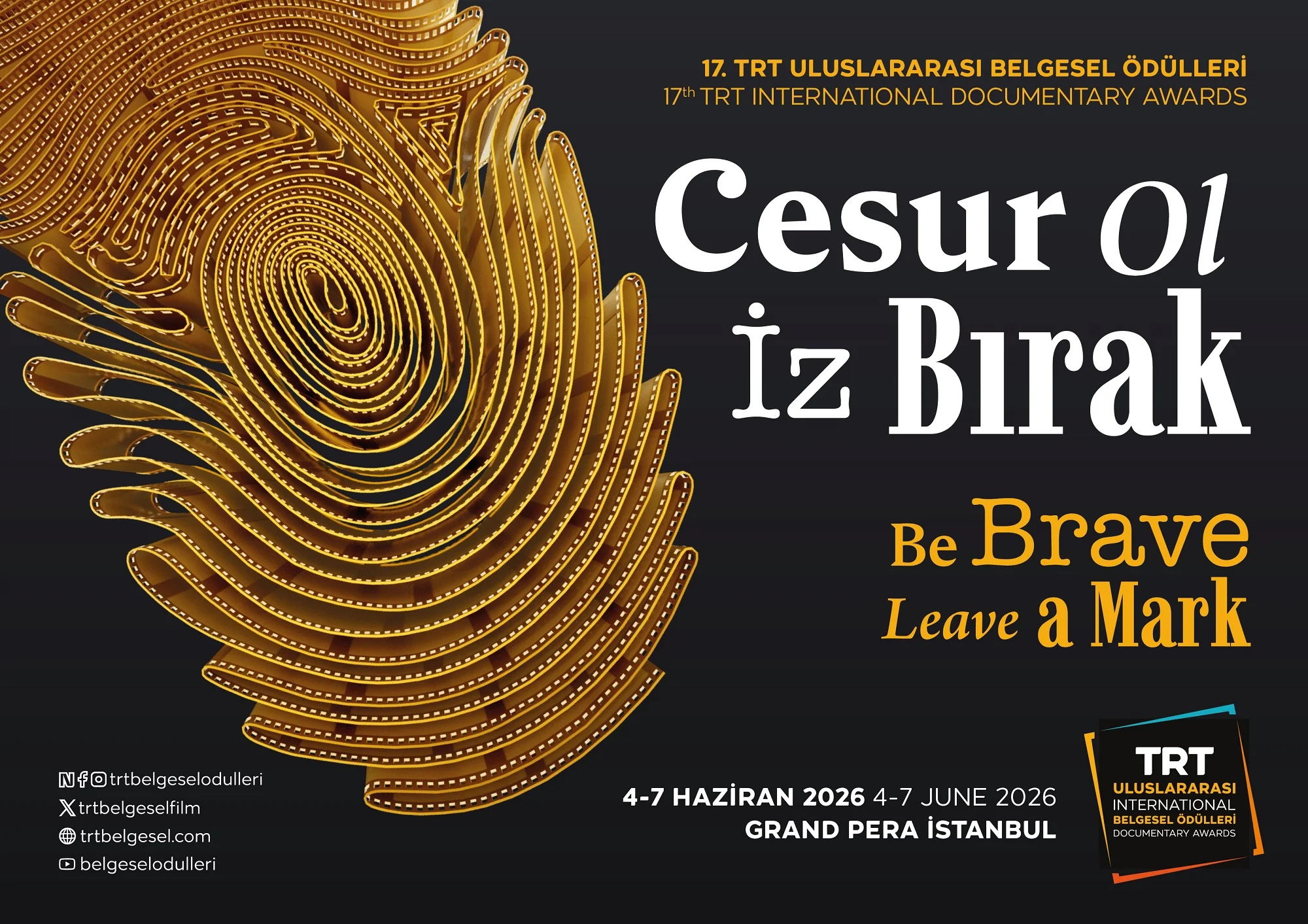 17. TRT Uluslararası Belgesel Ödülleri Yarın Başlıyor