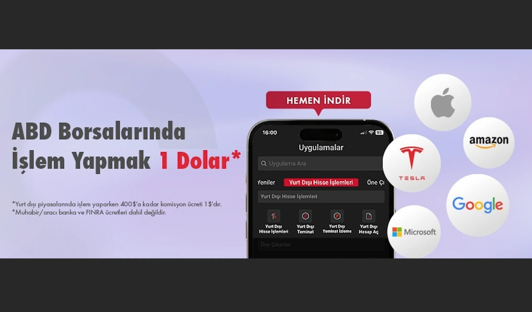 ABD Borsalarında Kolayca İşlem Yapın