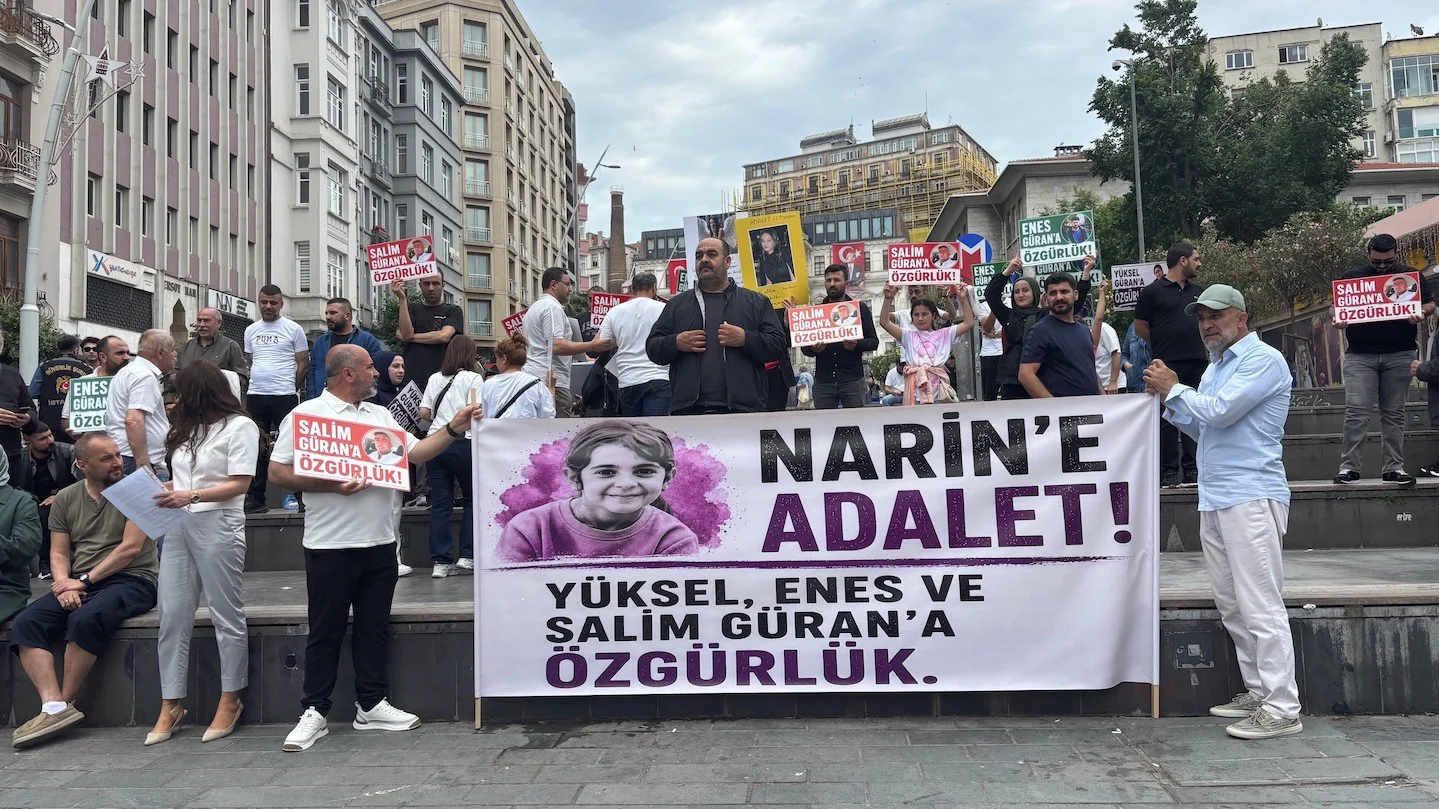 Narin’in babası ve ağabeyinden protesto açıklaması