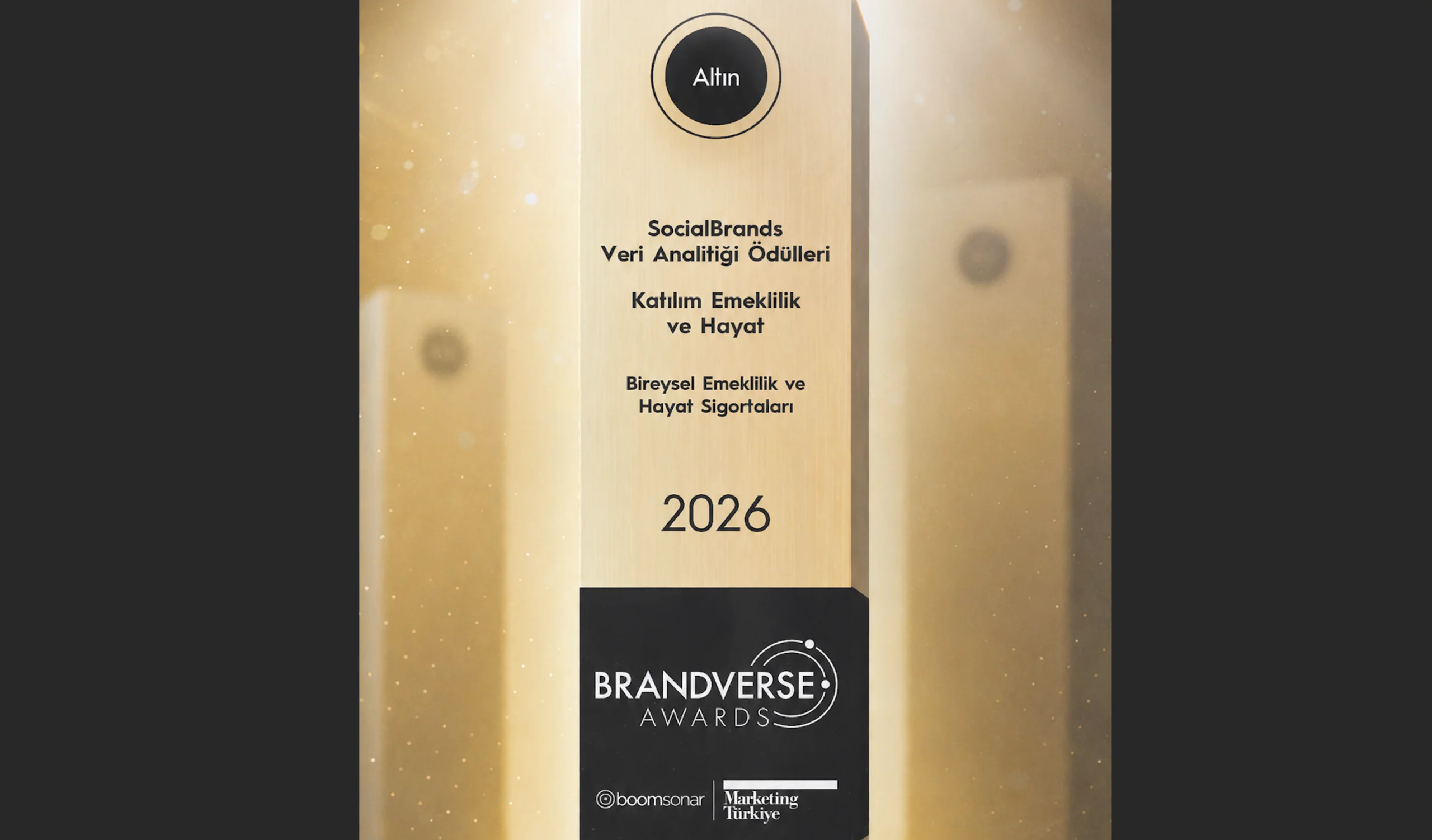 Katılım Emeklilik'e Brandverse Awards’ten Altın Ödül