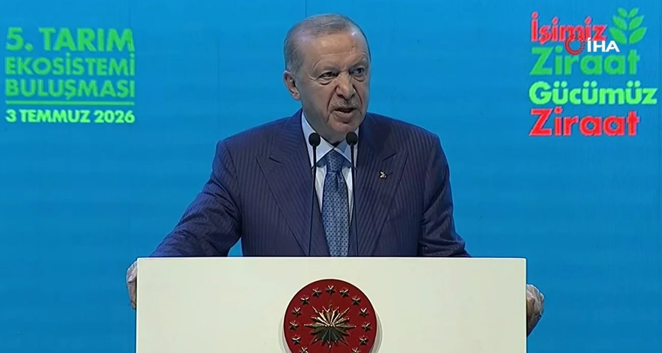 Cumhurbaşkanı Erdoğan'dan çiftçiye müjde: Rekor bekliyoruz