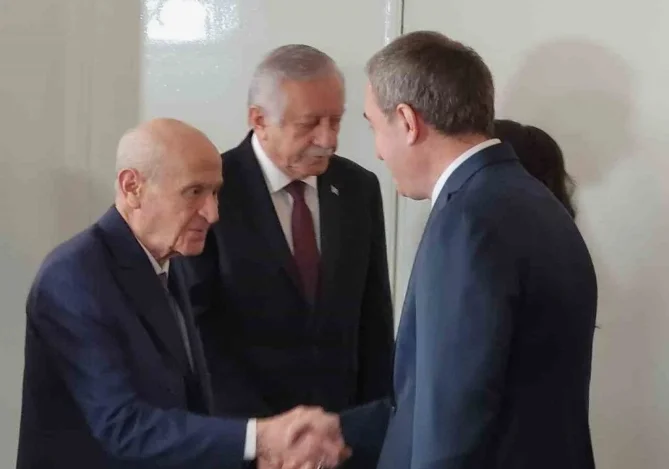 DEM Parti'den Bahçeli'ye ziyaret: 40 dakikalık görüşme