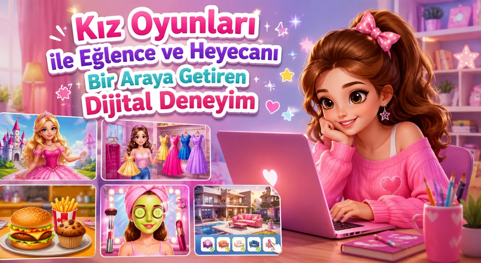 Kız Oyunları ile Eğlence ve Heyecanı Bir Araya Getiren Dijital Deneyim