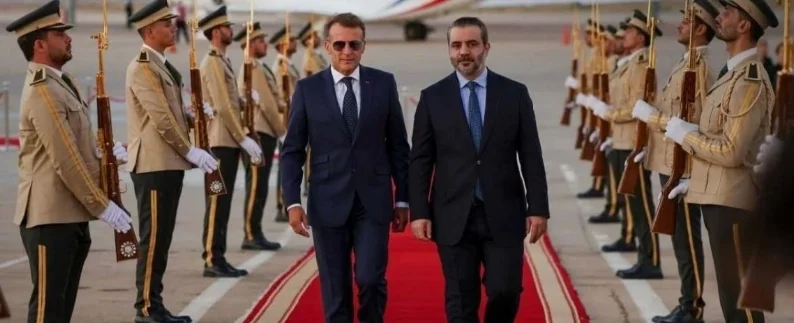 Şam'da Macron'un kaldığı bölgede çifte patlama: Elysee: Cumhurbaşkanı güvende