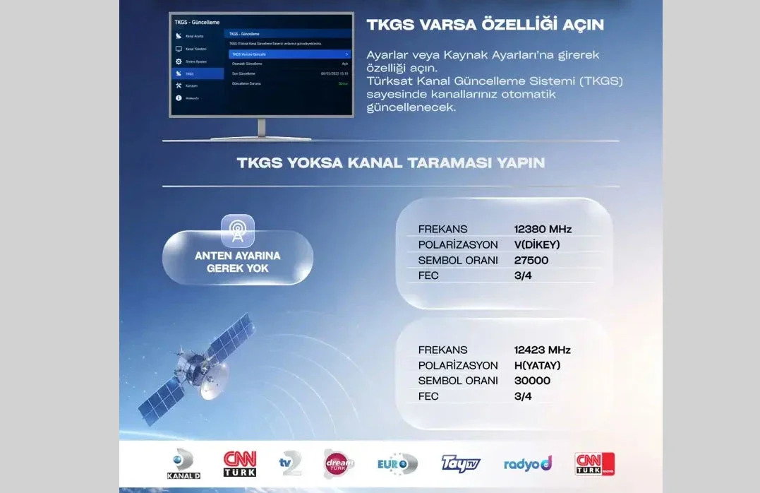1 dakikada TÜRKSAT 4A güncelleme nasıl yapılır? 2026 güncel frekans