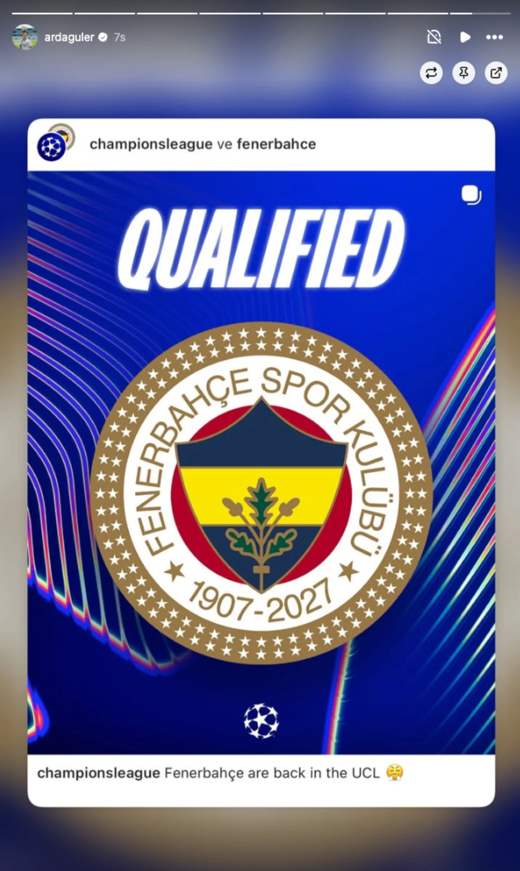 Arda Güler Fenerbahçe'yi unutmadı! Dikkat çeken paylaşım