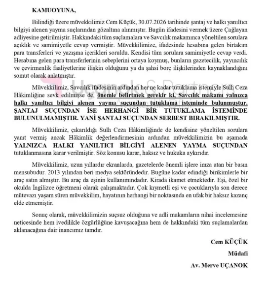 Cem Küçük'ün mal varlığı, serveti ne kadar? Avukatı açıkladı